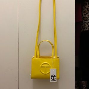 New Telfar Small Shopping Bag in Yellow